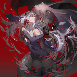 This is a pixiv picture whose title is Acheron&blackswan.