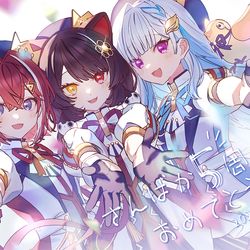 This is a pixiv picture whose title is さんばか5周年.
