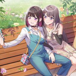 This is a pixiv picture whose title is 志乃と恋.