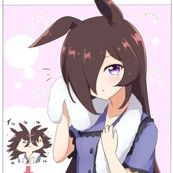 This is a pixiv picture whose title is ライスのお風呂上り.