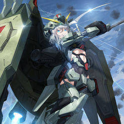 This is a pixiv picture whose title is GAT-X252 フォビドゥン 【Forbidden】.