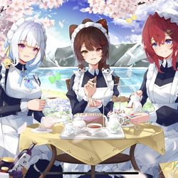 This is a pixiv picture whose title is さんばか5周年🎉.