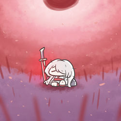 This is a pixiv picture whose title is 불쌍한 케로니.