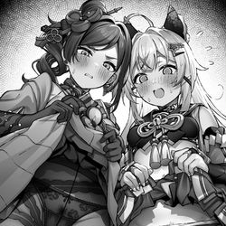 This is a pixiv picture whose title is シュヴルーズ「最近スカートの中にロシを隠してる奴が見つかった.