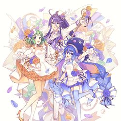 This is a pixiv picture whose title is Lively Paradise 2024.
