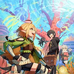 This is a pixiv picture whose title is 【お仕事】「素材採取家の異世界旅行記15」.