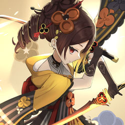 This is a pixiv picture whose title is 千織.