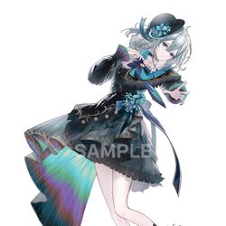 This is a pixiv picture whose title is 【お仕事絵】にじさんじ所属　雪城眞尋様×社築様 「ザムザ」.