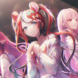 This is a pixiv picture whose title is Hakos Baelz🐭💕.