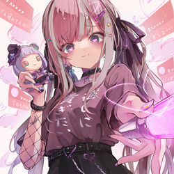This is a pixiv picture whose title is 地雷系塩っ子.