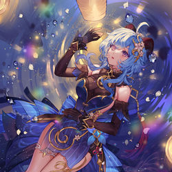 This is a pixiv picture whose title is 甘雨.