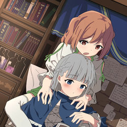 This is a pixiv picture whose title is 復習.