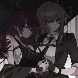 This is a pixiv picture whose title is ボディーガード.