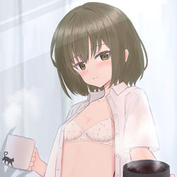 This is a pixiv picture whose title is 先輩とおはよう.