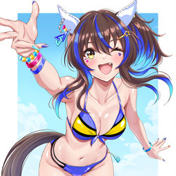This is a pixiv picture whose title is 勝負服風水着　その18.
