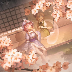 This is a pixiv picture whose title is 樱的季节.
