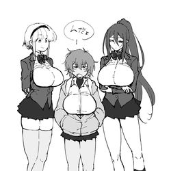 This is a pixiv picture whose title is 身長比較対蟲師さん、おかあお.