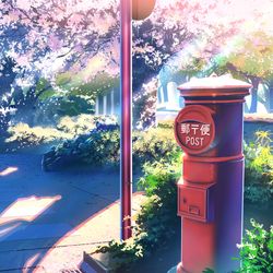 This is a pixiv picture whose title is 春ポスト.