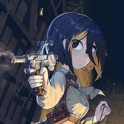 This is a pixiv picture whose title is Noir.