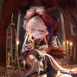 This is a pixiv picture whose title is アリスゲーム.