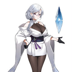 This is a pixiv picture whose title is うちの雪女.