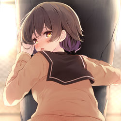This is a pixiv picture whose title is 高架下で その2.