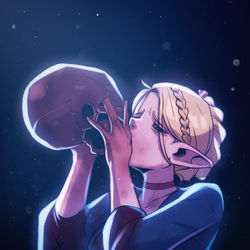 This is a pixiv picture whose title is A Lover's Kiss.