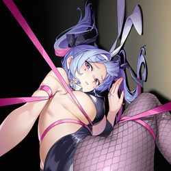 This is a pixiv picture whose title is 兔子洞.