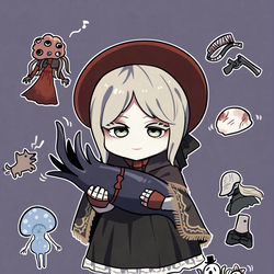 This is a pixiv picture whose title is ブラボ9周年.