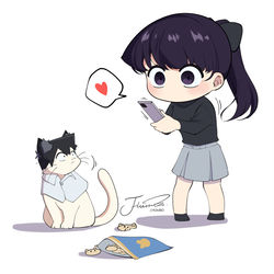 This is a pixiv picture whose title is 🐱🍪.