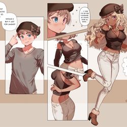 This is a pixiv picture whose title is TSF - Big Bow Hat.