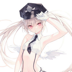 This is a pixiv picture whose title is 天使警察.