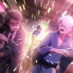 This is a pixiv picture whose title is 幸運EX＋＋＋バディによる哭倉村RTA㉑.