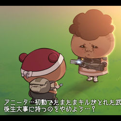 This is a pixiv picture whose title is フルオート武器を薦められるバンガ2024.