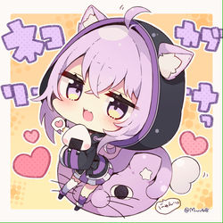 This is a pixiv picture whose title is ネコカブリーナっ.