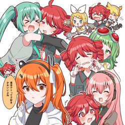 This is a pixiv picture whose title is 他のボカロに振り回される重音テト(31).