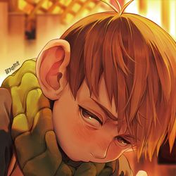 This is a pixiv picture whose title is 不耐烦.