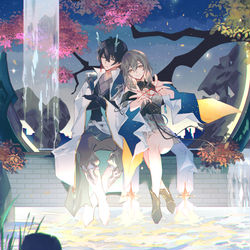 This is a pixiv picture whose title is 往昔.