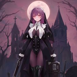 This is a pixiv picture whose title is Nunholy.