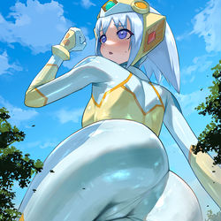 This is a pixiv picture whose title is アルティメットガール貧乳.
