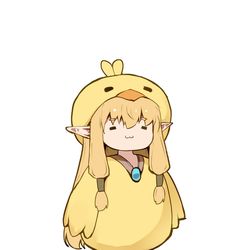 This is a pixiv picture whose title is ひよこババア.