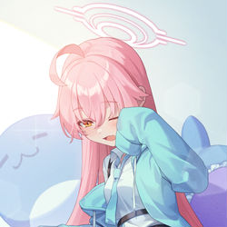 This is a pixiv picture whose title is ホシノ.