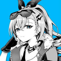 This is a pixiv picture whose title is 銀狼.