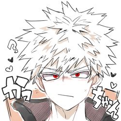 This is a pixiv picture whose title is リク絵｜爆豪くん.