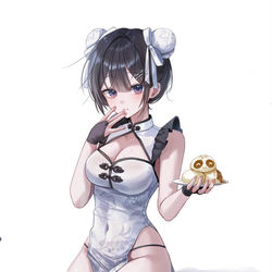 This is a pixiv picture whose title is 🐼🥟.