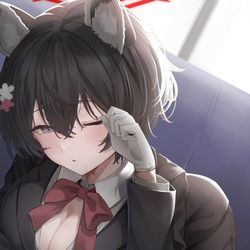 This is a pixiv picture whose title is ツバキ.