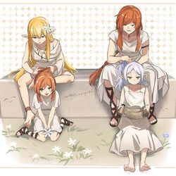 This is a pixiv picture whose title is 葬フリLog-③.
