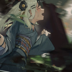 This is a pixiv picture whose title is 十八歳の恋.