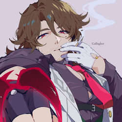 This is a pixiv picture whose title is ギャラガー.