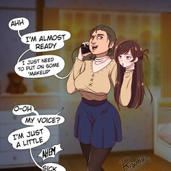 This is a pixiv picture whose title is Chizuru skinsuit impersonation.